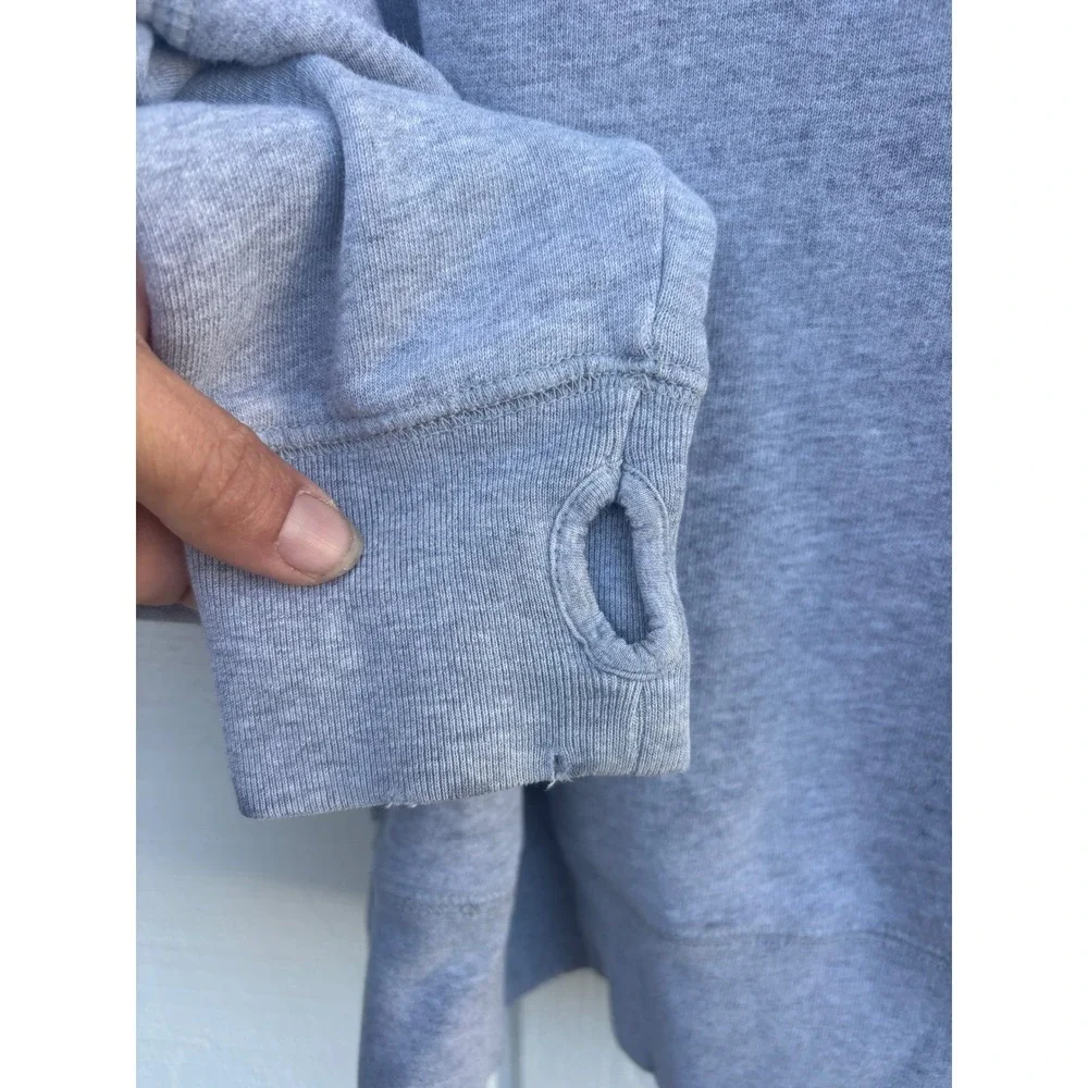 Zadig &‎ Voltaire Art Is Truth 1997 Gray Sweatshirt XS Metallic Logo